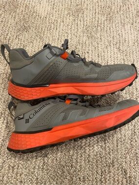 Columbia Men’s Gray and Orange Hiking Shoes
